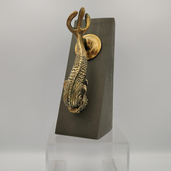 Antique brass door knocker